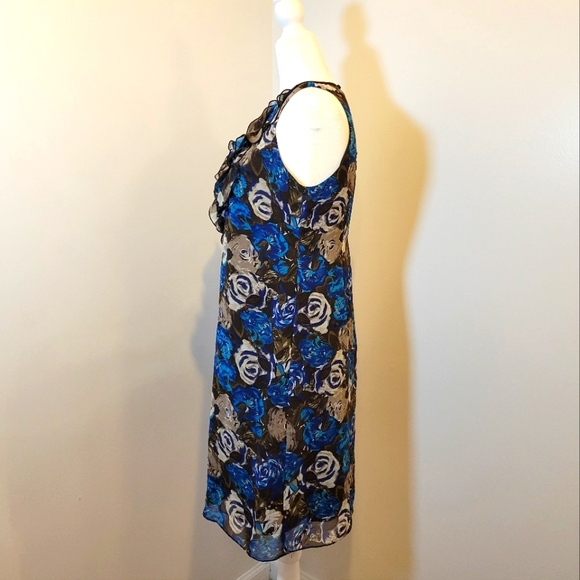 Ann Taylor Sleeveless Floral Women's Dress - Picture 4 of 12